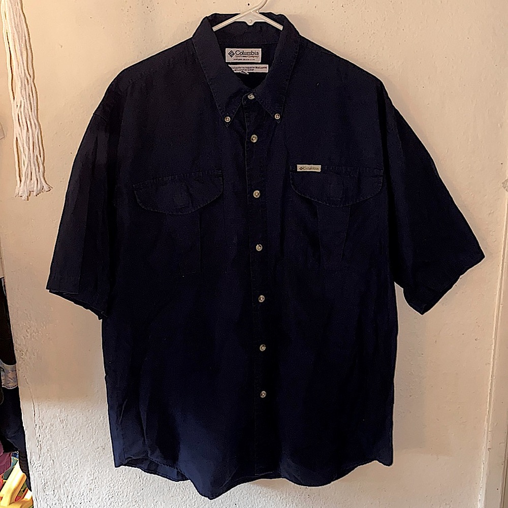 Columbia short sleeve button down